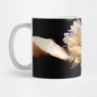 Onions and Daisies 2 - Baroque Inspired Dark Still Life Photo Mug